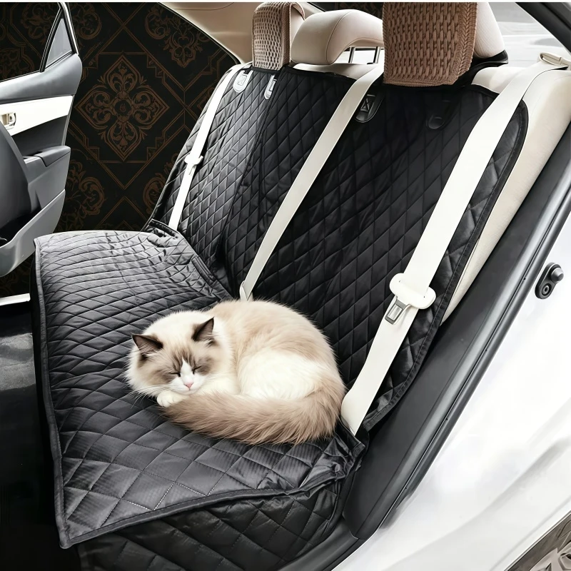 Dog Car Seat Cover Pet Travel Carrier Mattress Waterproof Protector with Middle Armrest for Dogs 1005012410892585