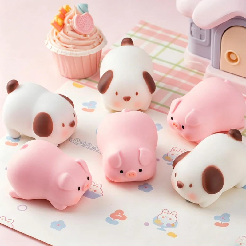 Squeeze Pig Dog Toy Slow Rebound Rising Animal Toy Stress Relief Vent Toys 1005012411758943