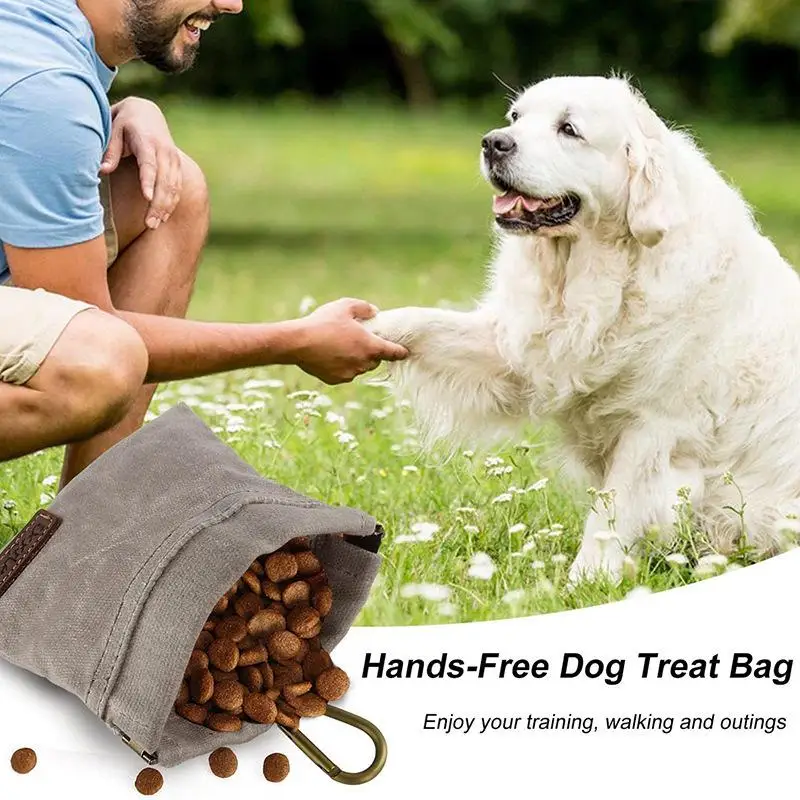 Dog Snack Bag Training Outdoor Travel Food Storage Container Treat Pouch Portable Dispenser Durable 1005012414535365