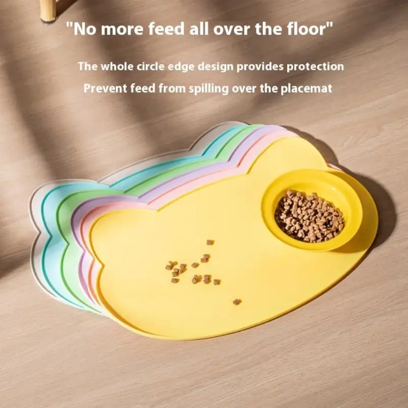 Pet Meal Mat, Cat Bowl Mat, Waterproof and Non Slip Mat, Cat and Dog Eating Utensil Mat 1005012416263785