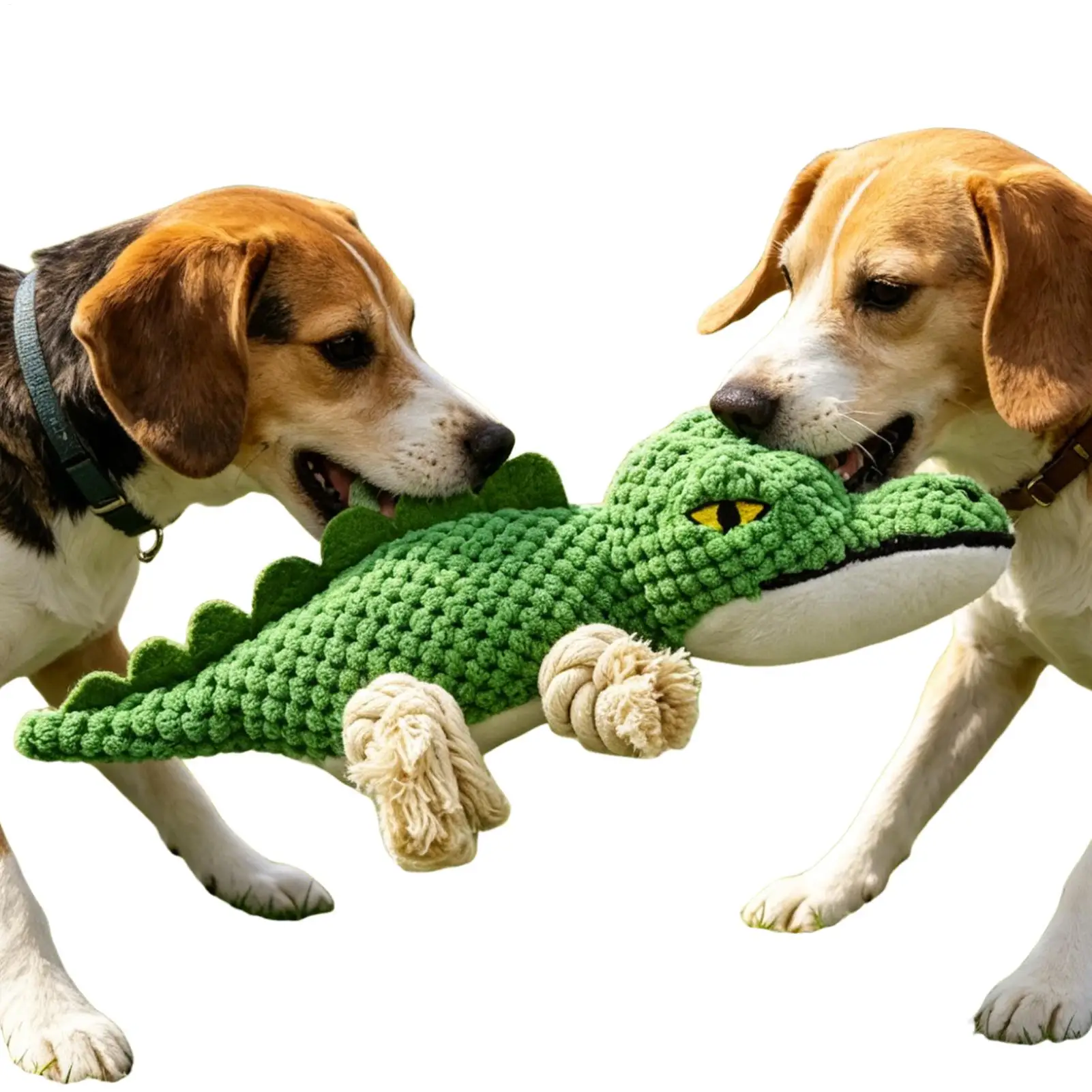 Dog Squeaky Toy Squeaky Crocodile Stuffed Animal Chewer Stimulating Dog Toys for Travel Beach Park 1005012416395557