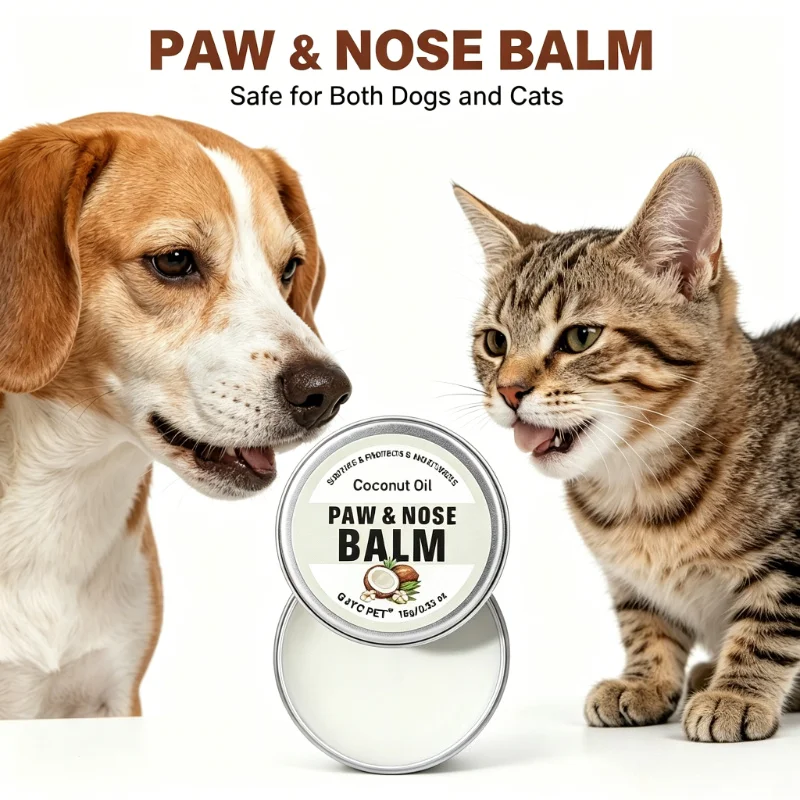 Coconut Scent Pet Paw Balm Natural Nose & Paw Cream for Dog Cat Paw Protector Moisturizer (2PCS) 1005012416625310