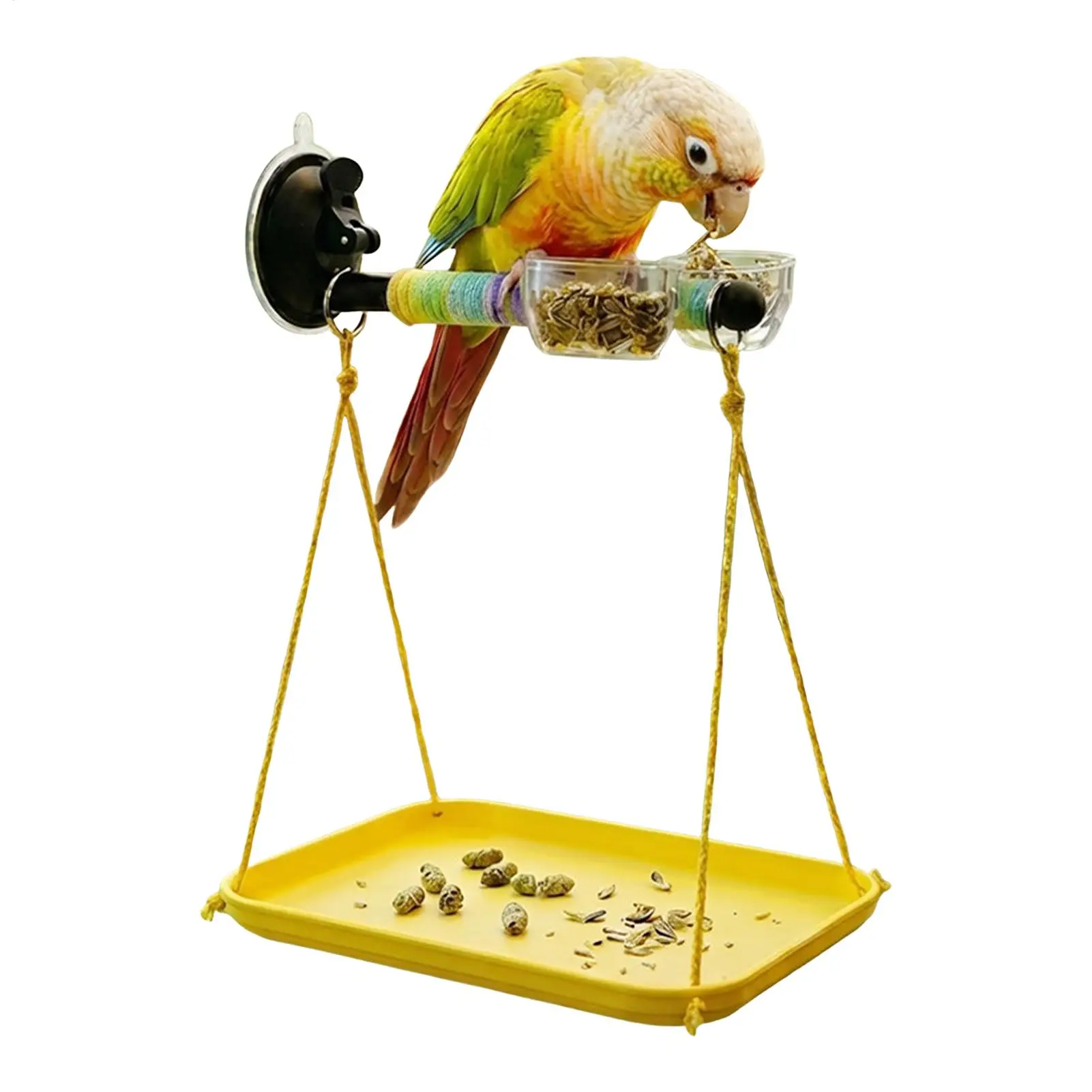 Bird Perch Stand Interactive Climbing Engagement Toy Bird Shower Perch for Parakeet Cockatiel 1005012418494222