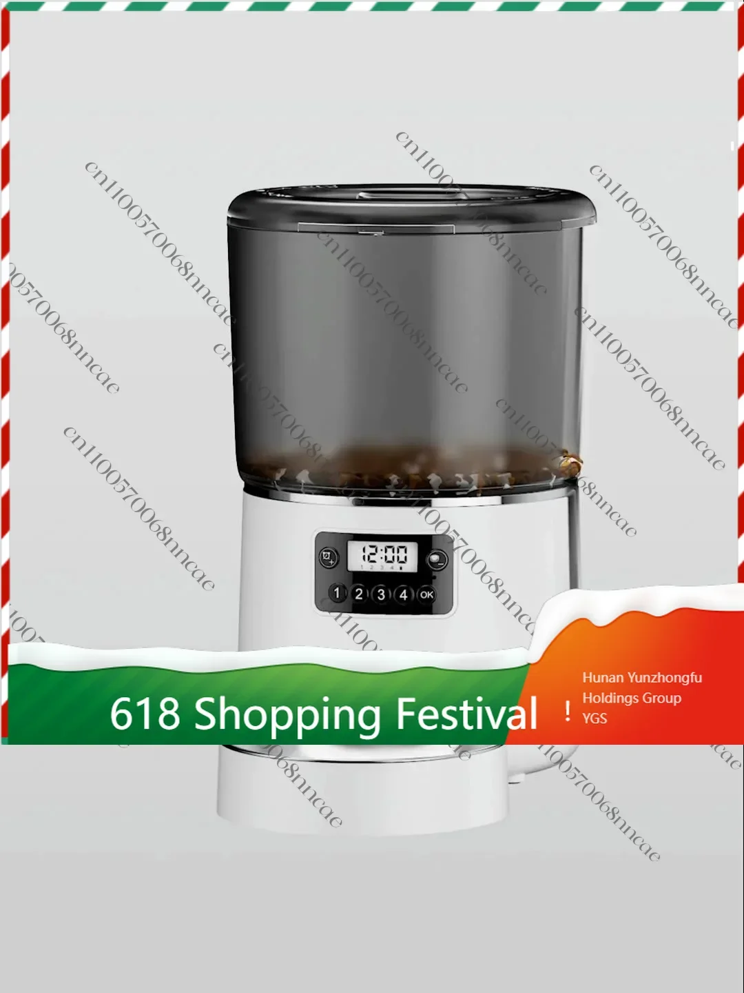 Graffiti Automatic Wifi Pet Feeder 4L Smart Plastic Design Multi-Bowl Cat and Dog Meal Dispenser 1005012420200614