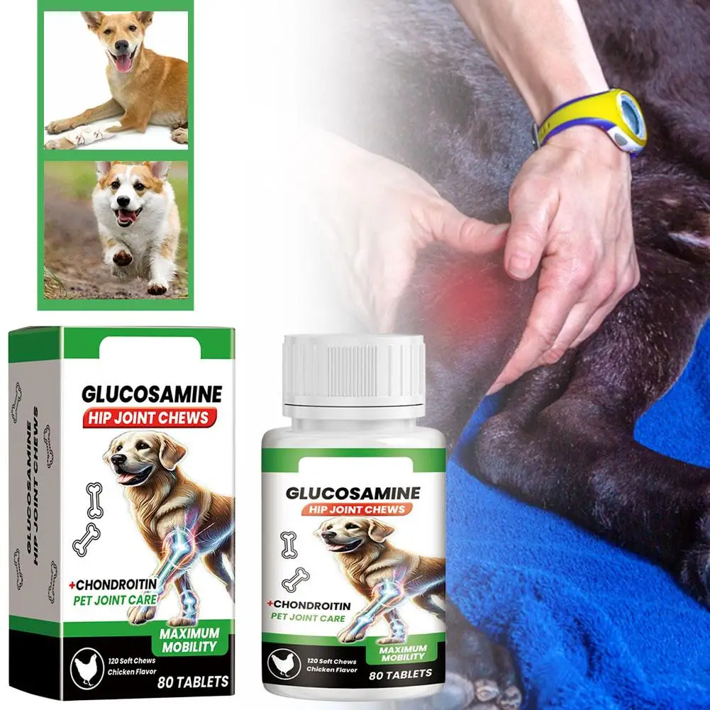Tablets Glucosamine Chondroitin Dog Joint Support Pet Hip Care Mobility Improvement 1005012422122340
