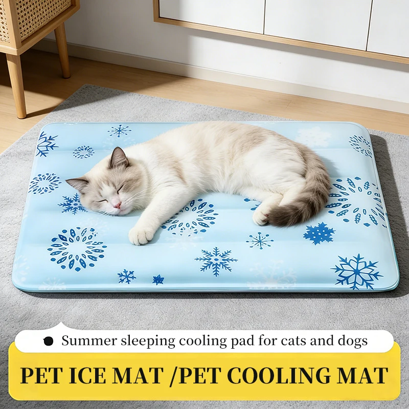 Pet Cooling Mat, Summer Cooling Pad for Dogs & Cats, Pet Ice Sleeping Cushion Summer Cooling Cushion 1005012422127070