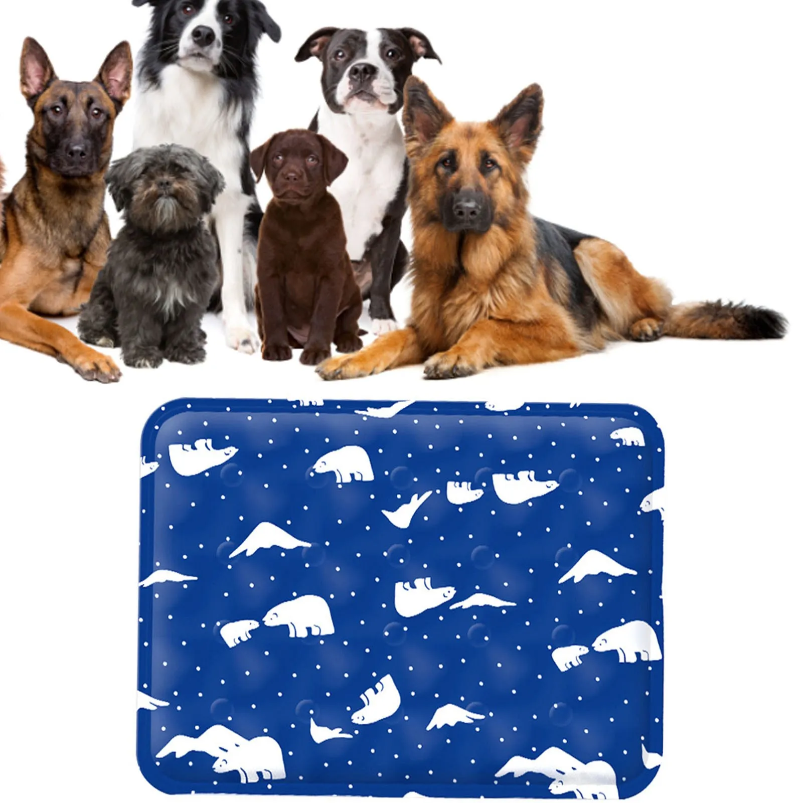 Pet Cooling Mat Waterproof Soft Scratch Resistant Safe Thickened Cat Dog Ice Pad Bed for Summer 1005012422729280