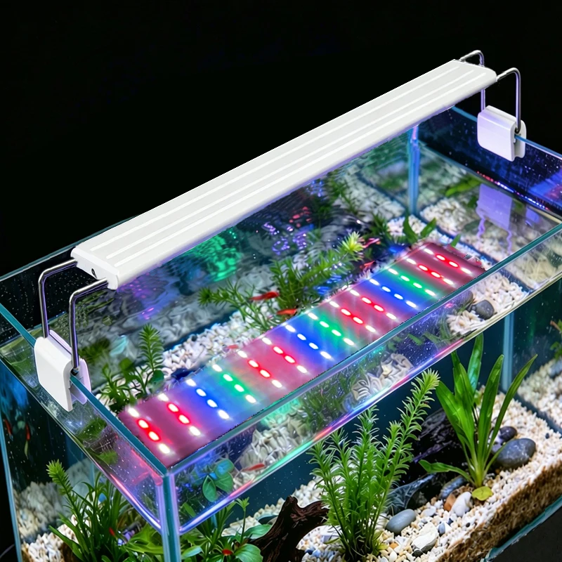 Aquarium LED Fish Tank Light, 3 Color Full Spectrum Adjustable Water Plant Lamp 1005012425327499