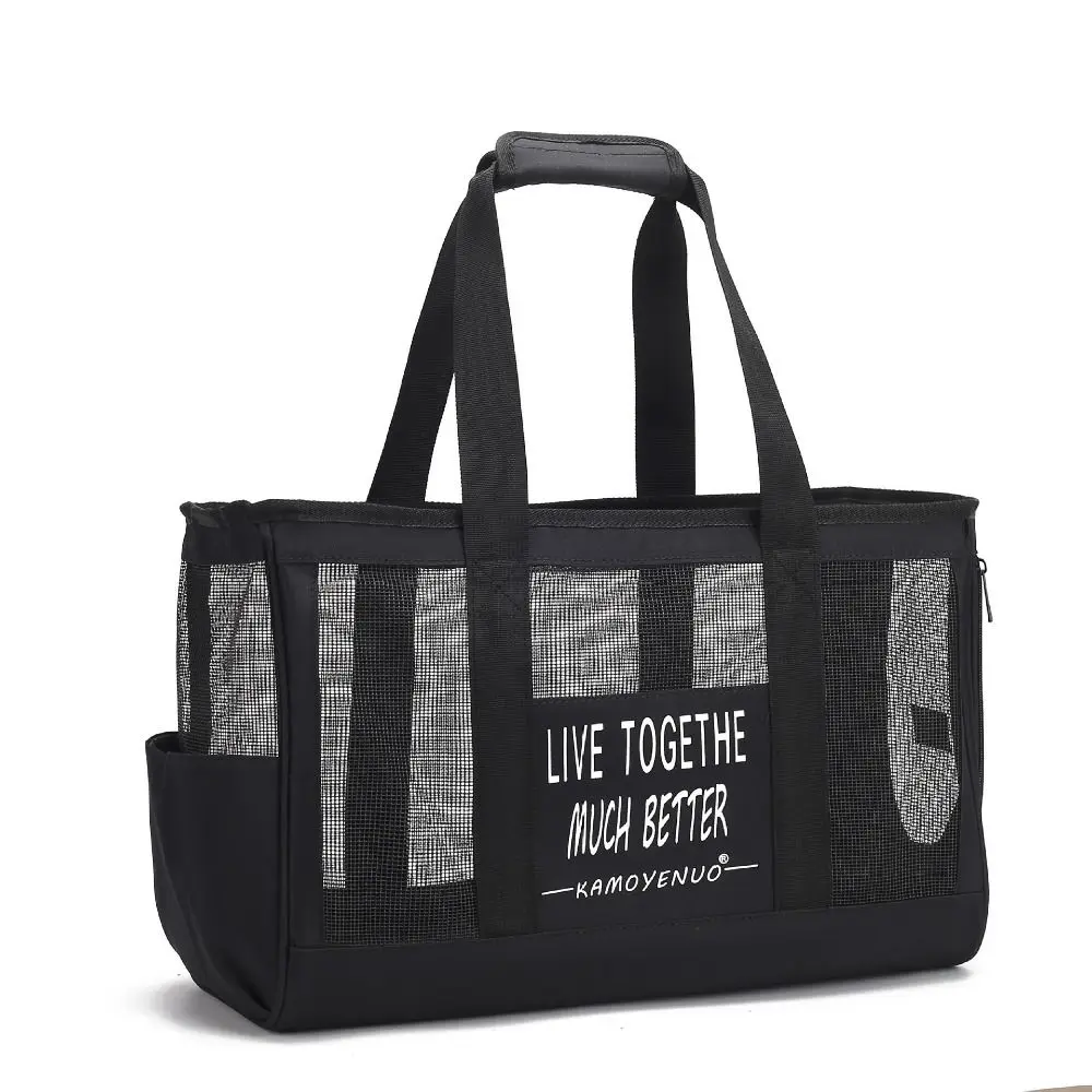 Durable Oxford Cat Carrier Handbag Large Capacity Waterproof Cat Transport Bag Breathable Portable 1005012425987971
