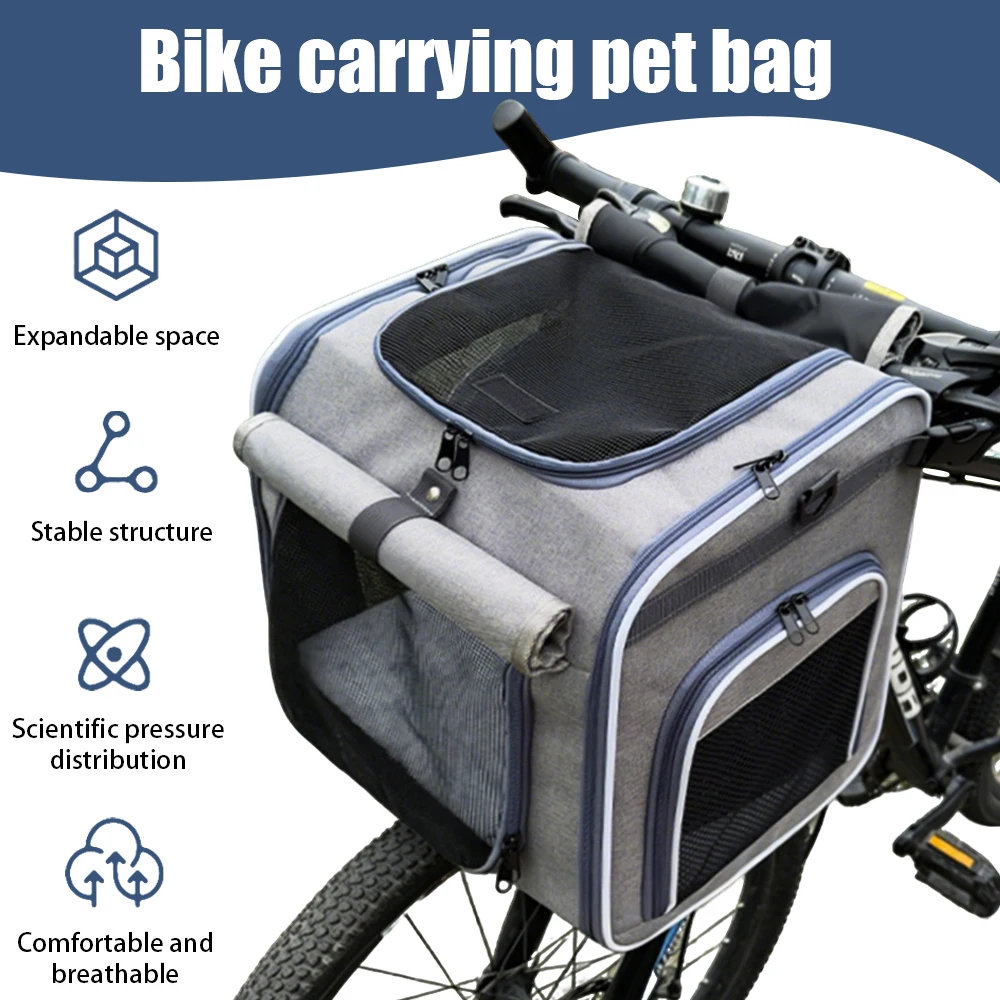 Bicycle Carrying Cat Bag Suitable for Carrying Bicycles and Motorcycles Dog Bag Pet Bag Portable 1005012429198587