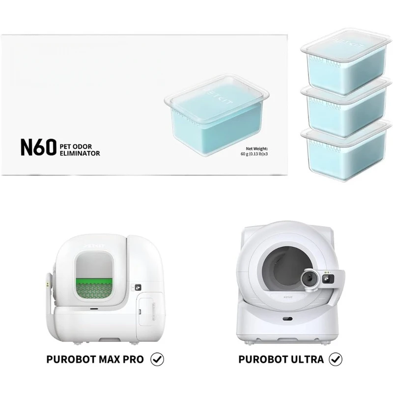 Petkit Pet Odor Eliminator N60 Exclusive for PUROBOT Ultra Self-Cleaning Cat Litter Box 1005012429696255