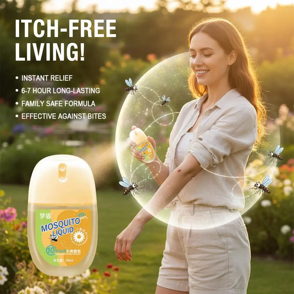 Outdoor Mosquito Repellent Spray Portable Anti-Itch Protection for Kids Children Safe Herbal 1005012429704416