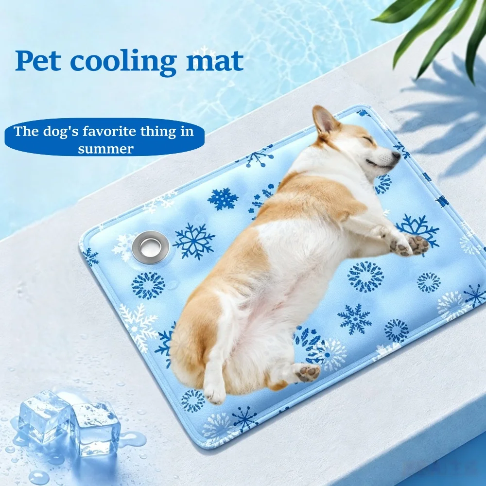 Dog Cooling Mat Summer Ice-Cooled Pet Cooling Bed Portable and Durable Indoor and Outdoor Use 1005012429968789
