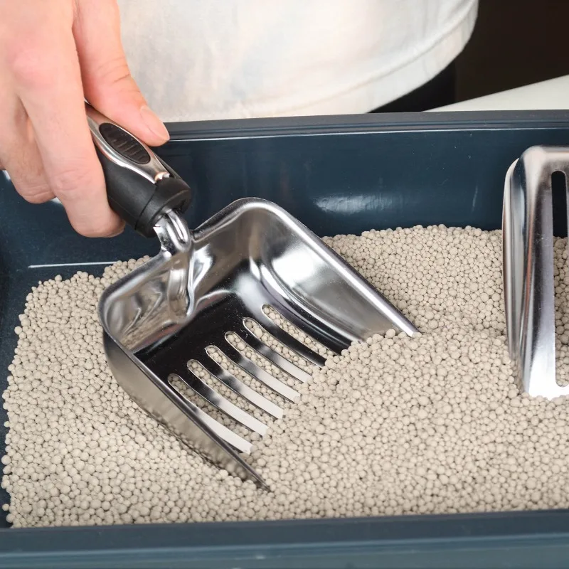 Cat Litter Scoop, Stainless Steel Toilet, Household Pet Litter Scoop, Cleaning Tool 1005012430428314