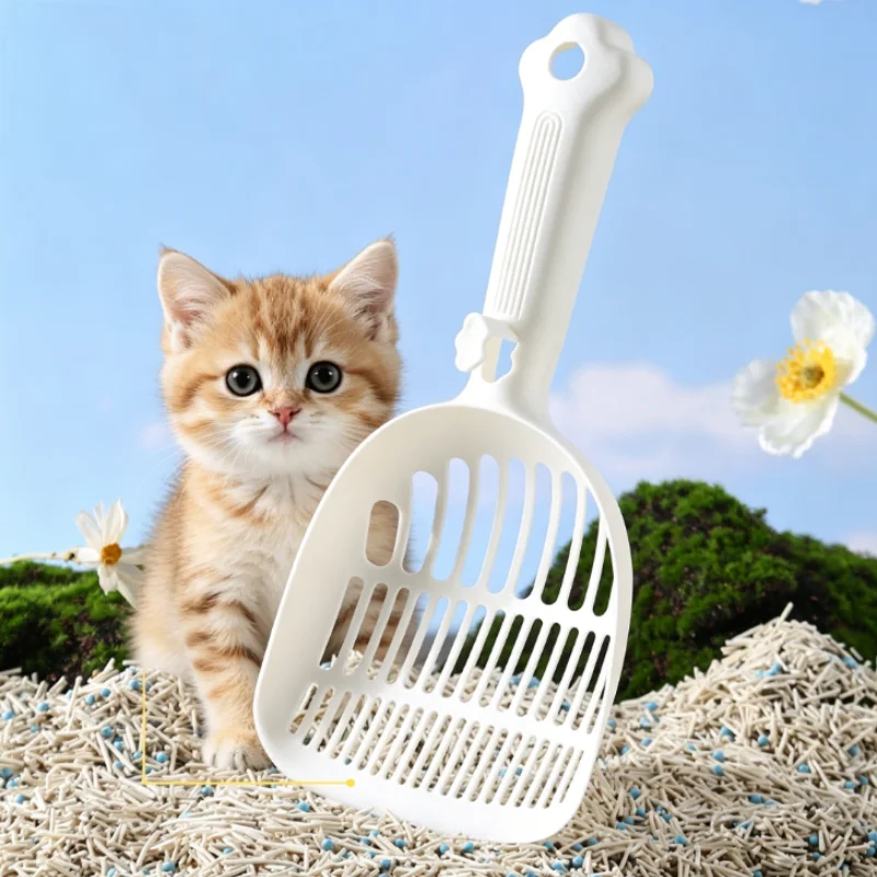 Large Sized Fine Hole Long Handle Cat Litter Shovel Cat Feces Special Shovel Tofu Sand Bentonite 1005012431382952