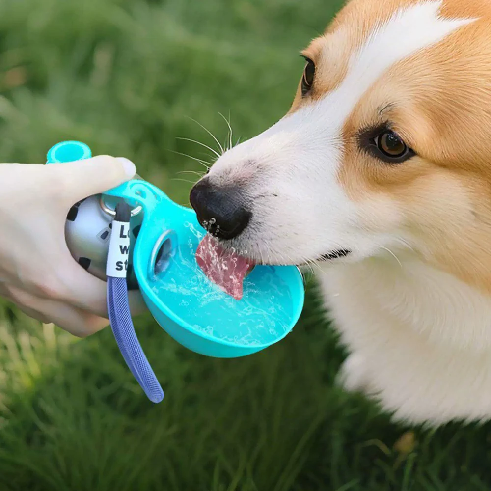 Portable Dog Water Bottle for Small Dogs, Leakproof Compact Dog Travel Water Bottle (2 In-1) 1005012431561517