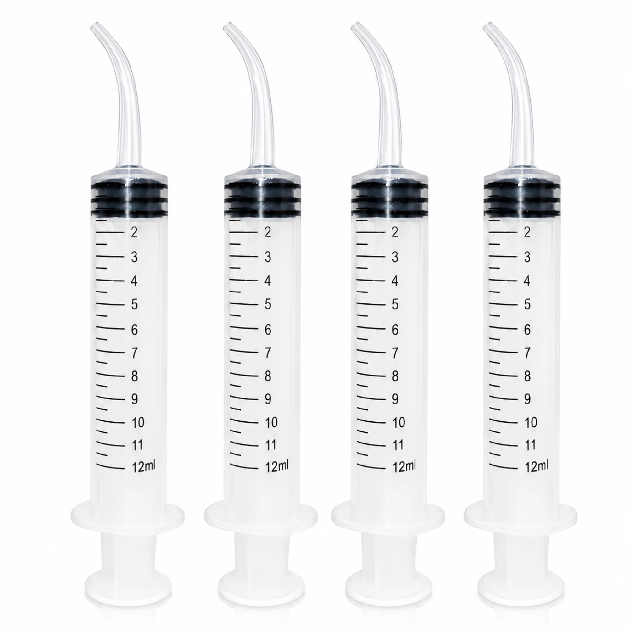 Pet Feeding Syringes for Cats & Dogs, 12ml Puppy Kitten Milk Feeder (4 Pack) 1005012432935717