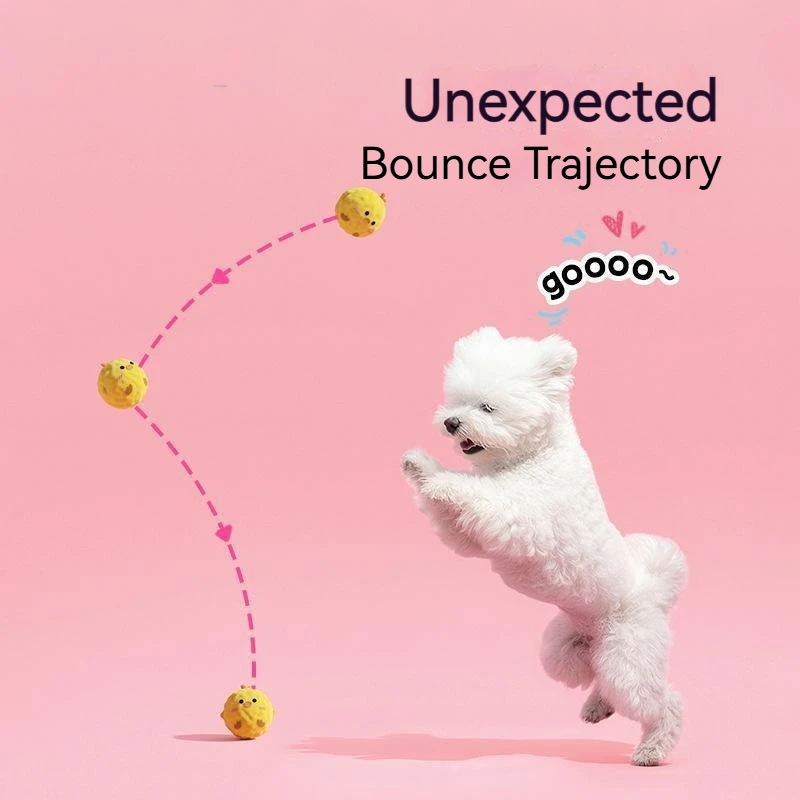 Cartoon Squeaky Dog Toy Pet Plush Chew Ball Soft Fabric Teeth Cleaning Interactive Boredom Relief 1005012433499979