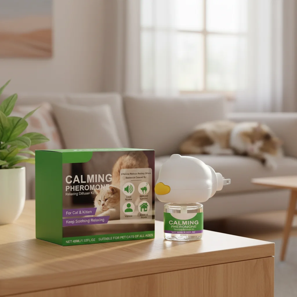 Cat Calming Diffuser Kit Refill Calming Mood Relaxing Anti Anxiety Stress Soothing Comforting Pets 1005012435526958
