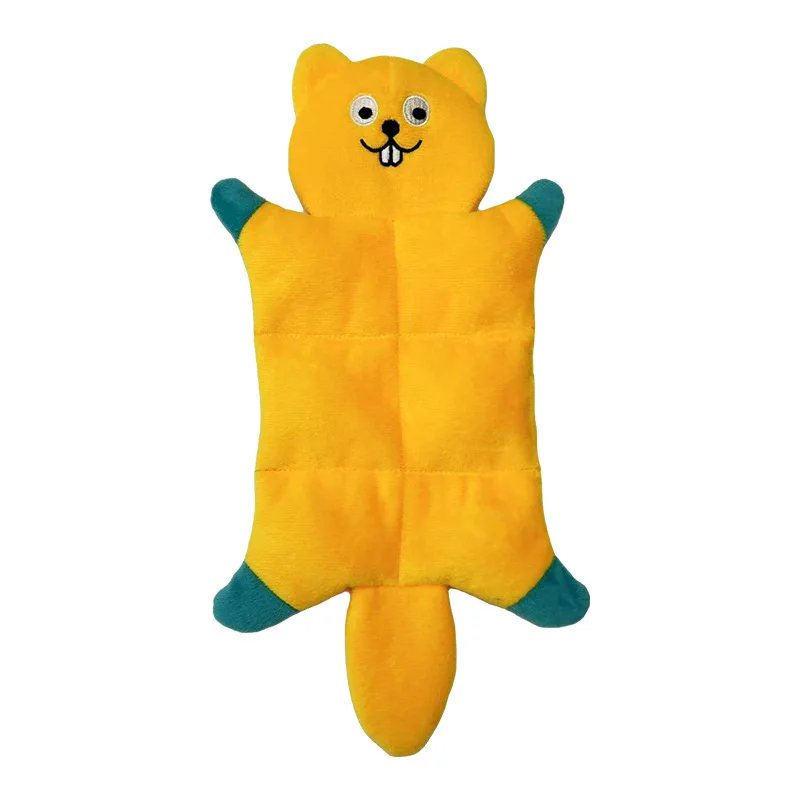 No Filler Cute Animal Shaped Dog Teething Toy Flexible Soft Plush Chewing Supplies Comfort 1005012436886700