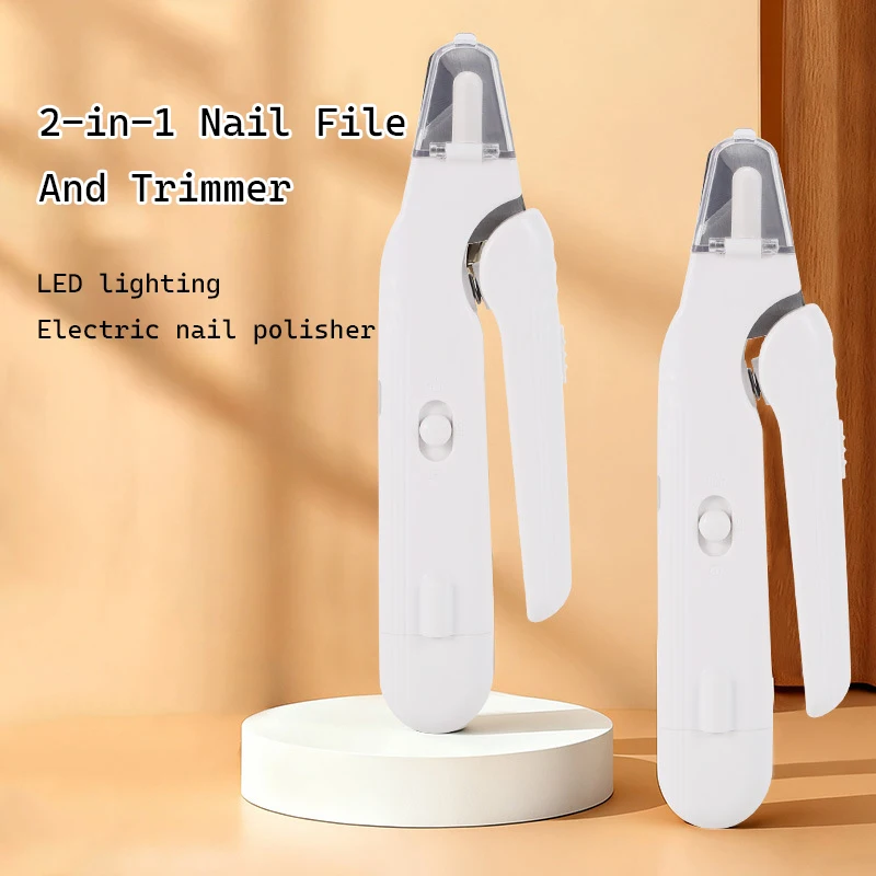 Pet Nail Clippers 2-IN-1 Quiet Grinder for Large Medium Small Puppy Dogs 1005012436940493