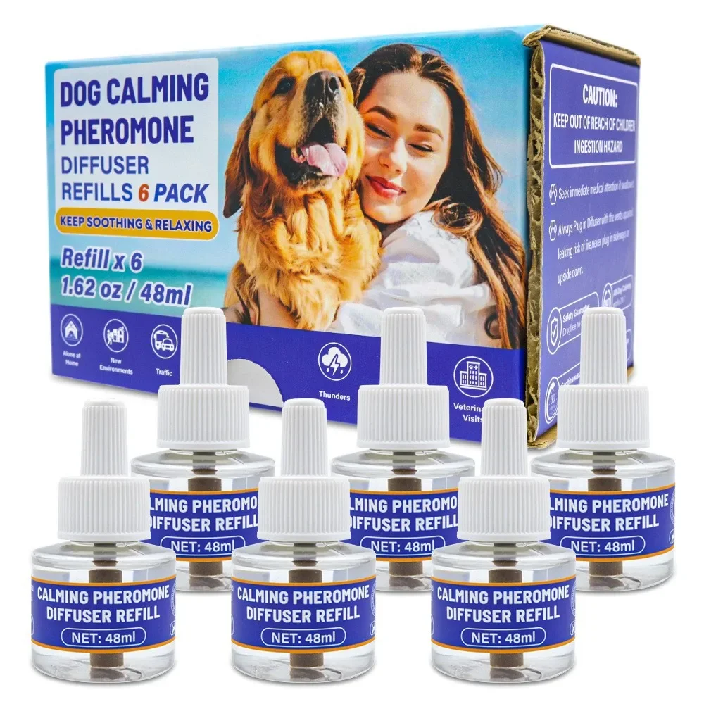 Pet Soothing Electric Heating Supplement Liquid, Cat and Dog Pheromone (6 Pack) 1005012438027958