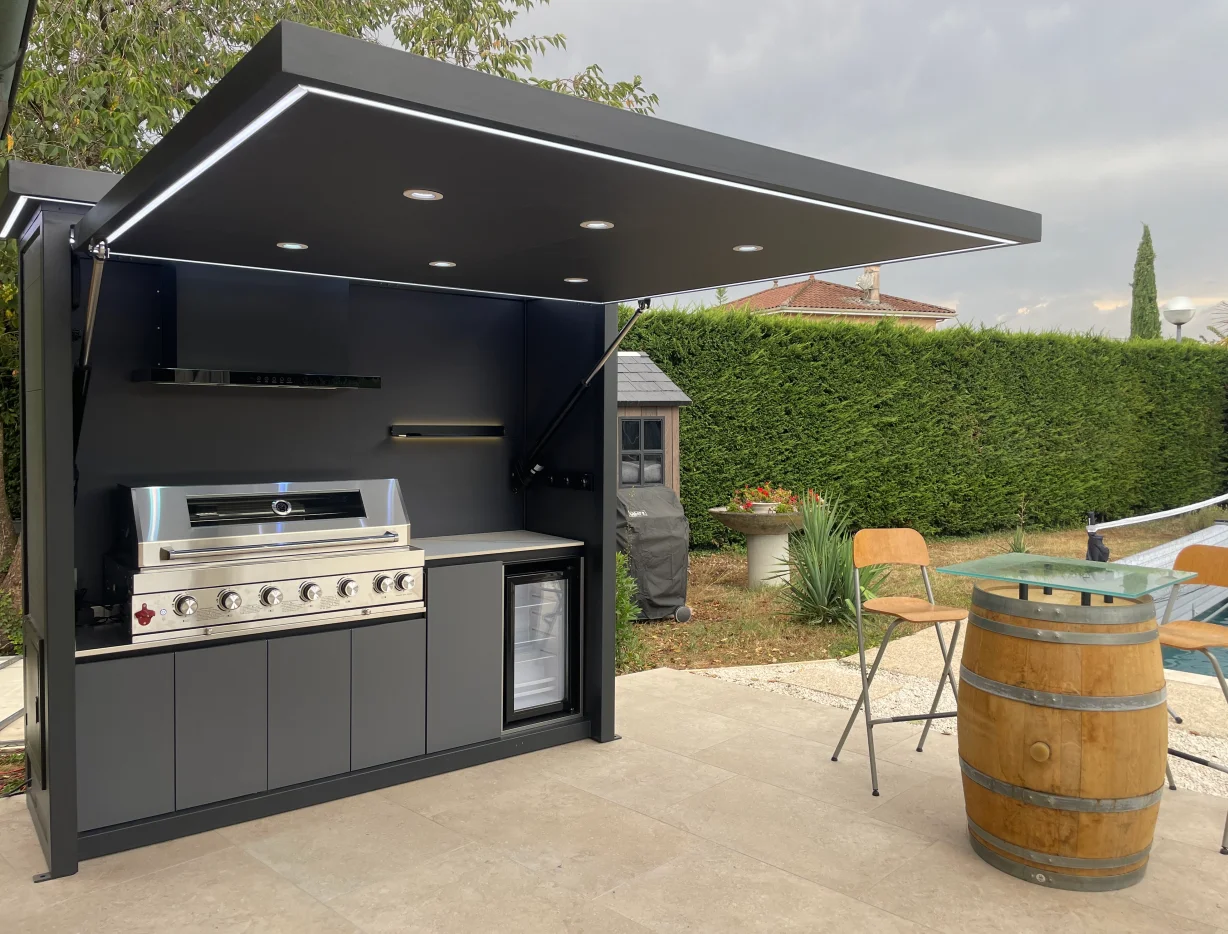 Custom Outdoor Kitchen Island with Sink and Storage for Backyard BBQ Cooking Patio Entertaining 1005012438495153