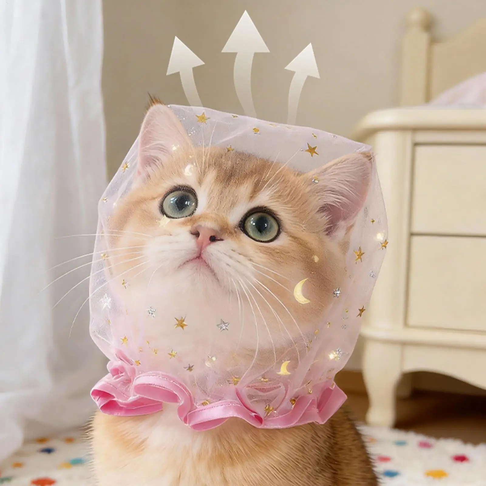 Pet Muzzle Mesh Head Cover for Anti-Eating Stray Headgear Breathable Portable Outdoor Walking 1005012439365044
