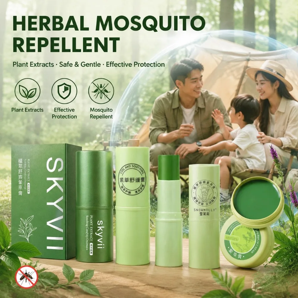 Mosquito Repellent Comfrey Ointment Anti-Itch Herbal Ointment Stick Summer Anti-Mosquito Anti-Itch 1005012439979645