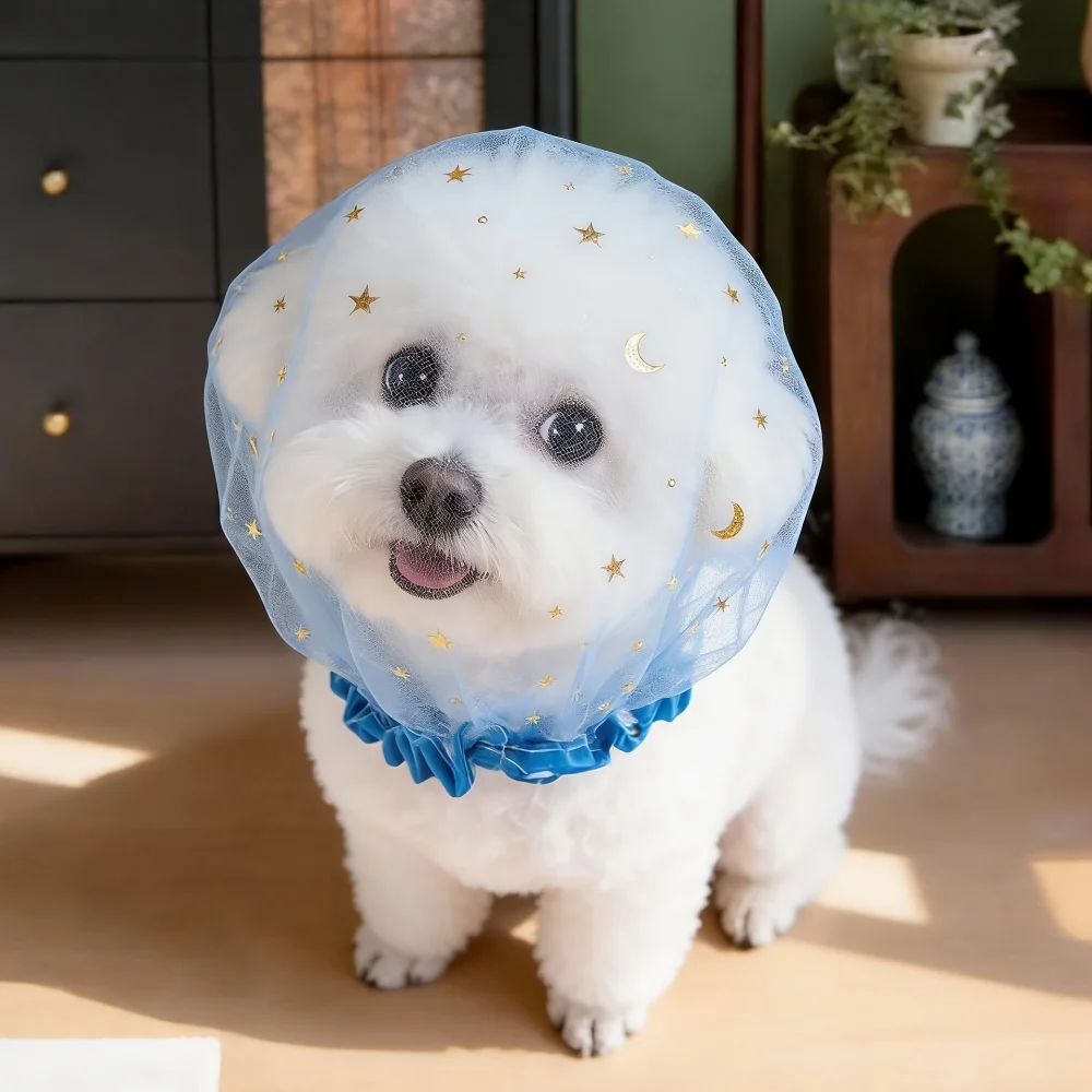 Pet Mesh Head Cover for Dogs Cat Anti-Eating Stray Headgear Breathable Portable Outdoor Walking (1PC) 1005012442098852