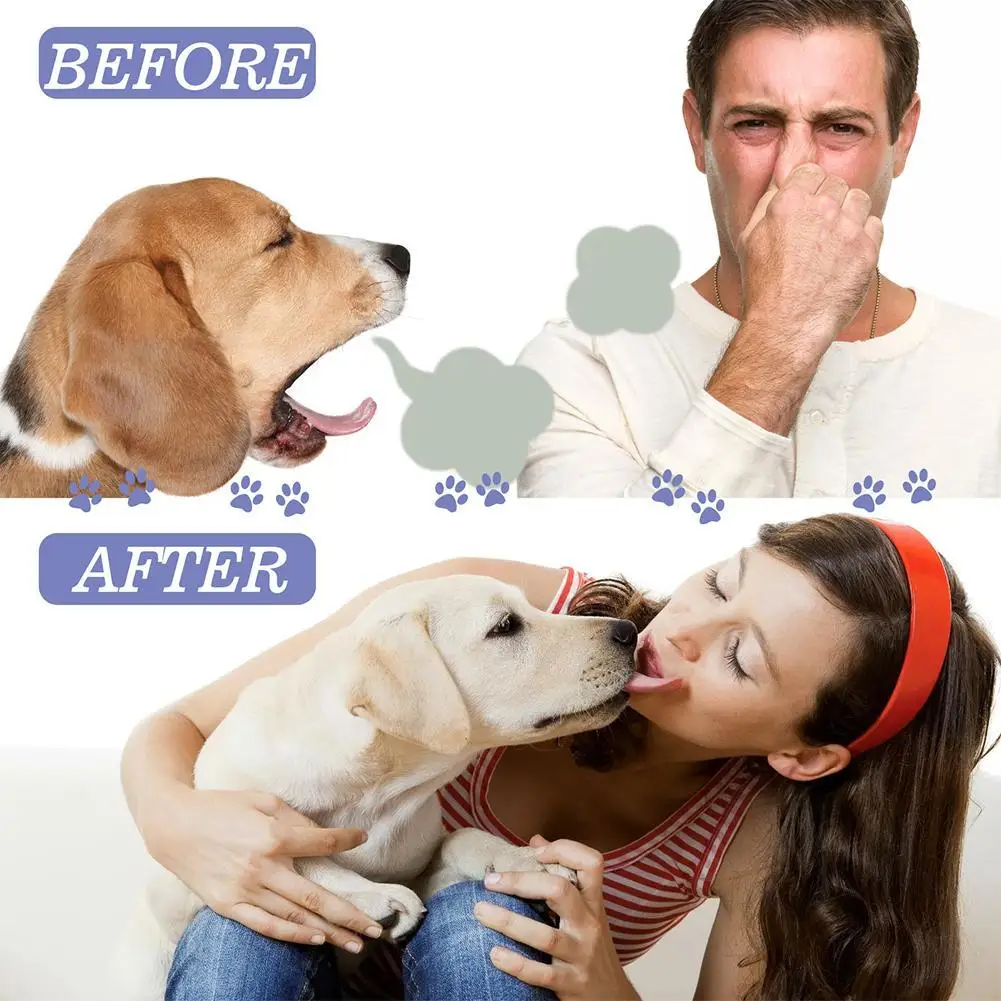 Pet Teeth Cleaning Spray Oral Care Remove Tooth Stains Keep Fresh Breath for Cats and Dogs 1005012445112314