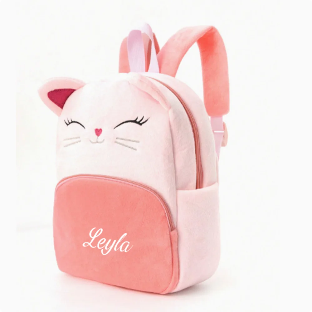 Personalized Cute Cat Backpack Lightweight Book Bag Baby Snack Toy Birthday Gift Customization 1005012445736401