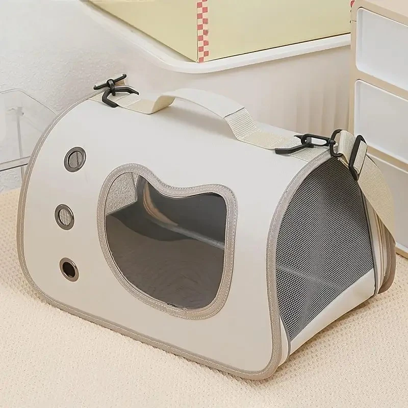 Portable Pet Carrier Bag for Small Dogs Cats Outdoor Foldable Cat Bag Breathable Cat Shoulder Bag 1005012447296601