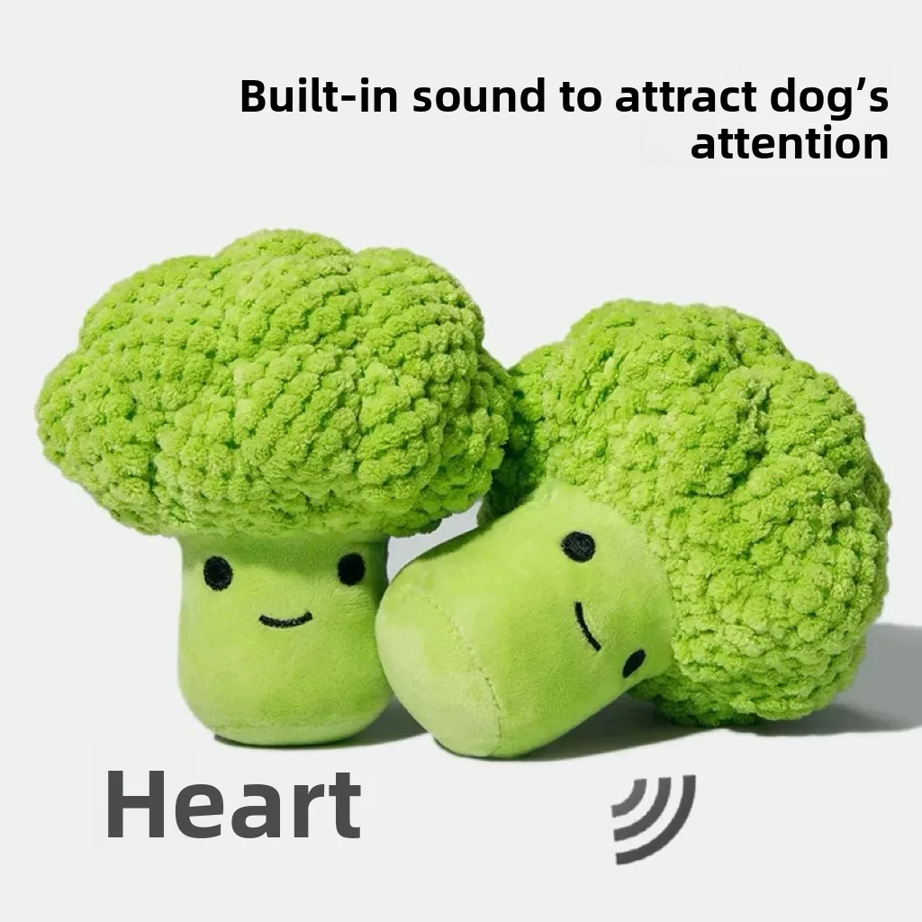 Dog Voice Toy Teeth Grinding and Cleaning Simulation Broccoli Plush Doll Small and Medium Sized Dog 1005012447915969