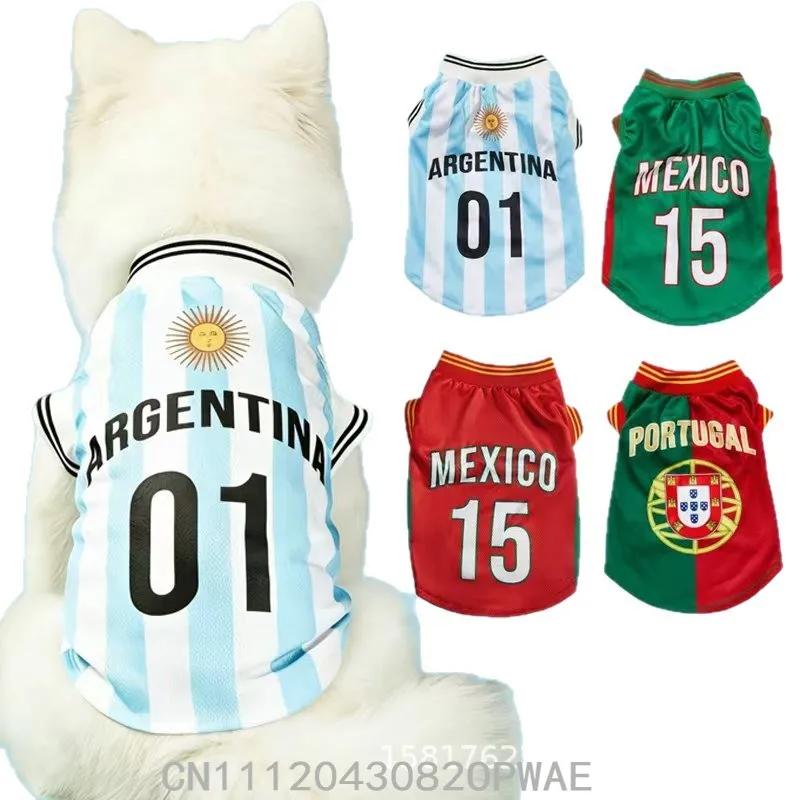 Dog Basketball Jersey Clothes Boy Girl Pet Vest Puppy Shirt Apparel Cute Outfit Summer T-Shirt 1005012449880938