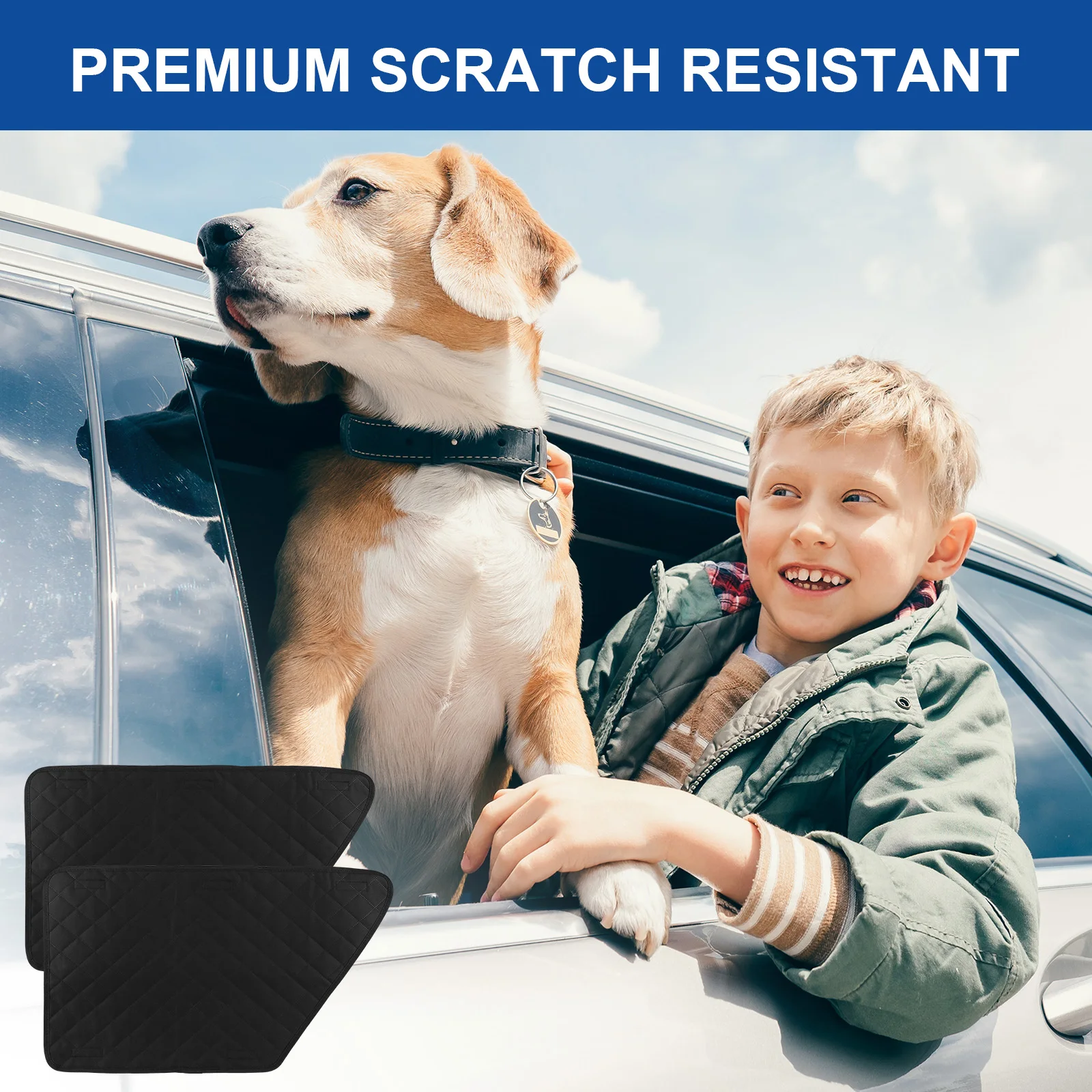 Waterproof Car Door Cover for Dogs Pet Anti-Scratch Interior Vehicle Protector SUV Truck Dog (2 Pcs) 1005012450912959