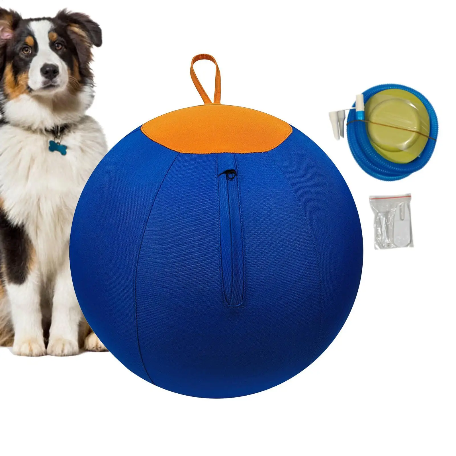 Inflatable Herding Ball for Dogs Calming Ball with Handle Dog Toy Training Large Breeds 1005012452330733