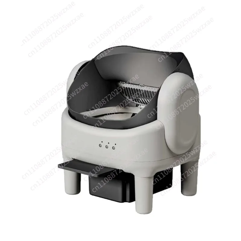 Smart Fully Automatic Open-Top Cat Litter Box - Remote Control, Anti-Splash Semi-Enclosed Design 1005012454716927