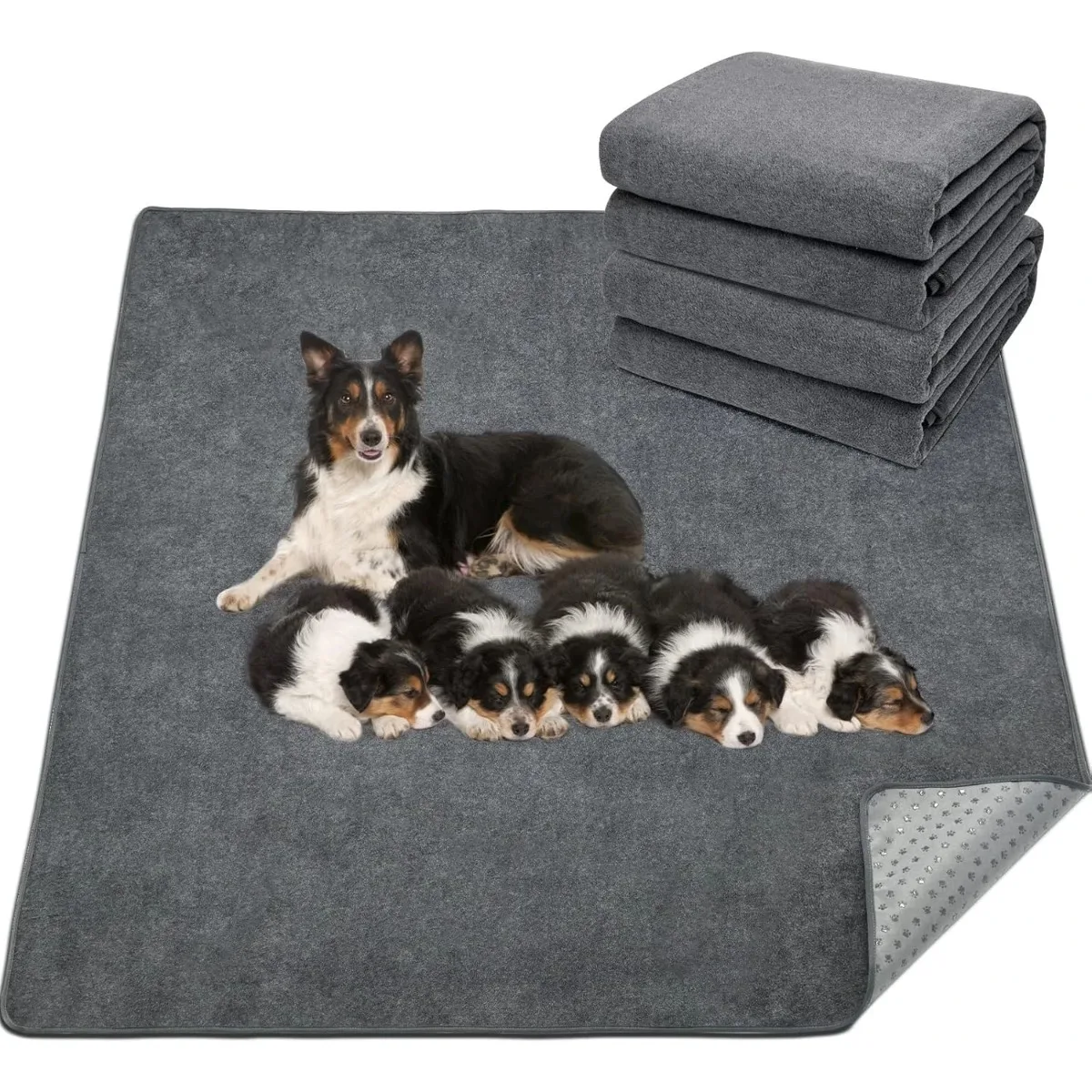 Extra Large Reusable Dog Mat for Floor Non-Slip Washable Pee Pads for Dogs Fast Absorbent Pet 1005012457641155