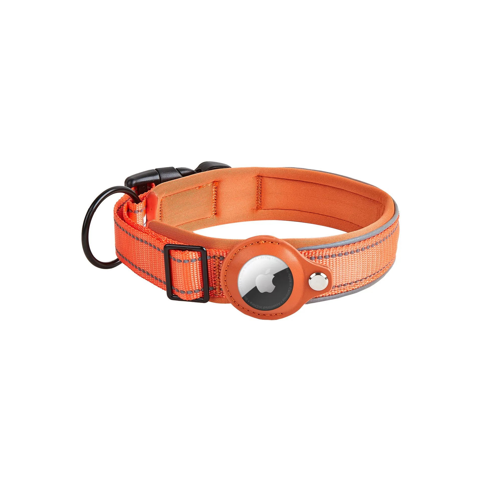 New Airtag Dog Collar, Adjustable GPS Tracking Collar with Airtag Holder 1005012457681431