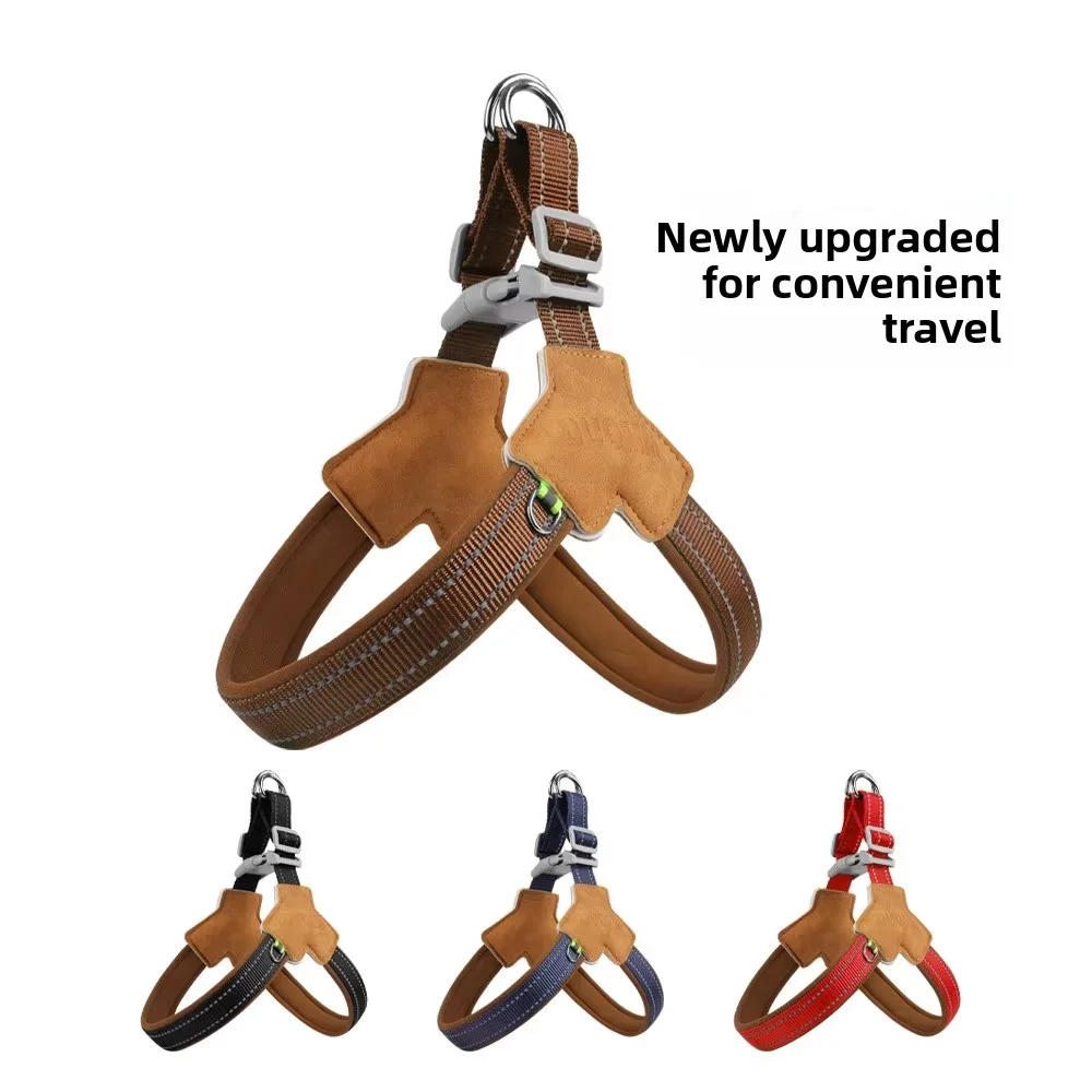 Soft & Comfortable Adjustable Dog Harness Breathable Reflective Pet Accessory for Dogs Safe Night 1005012458533047