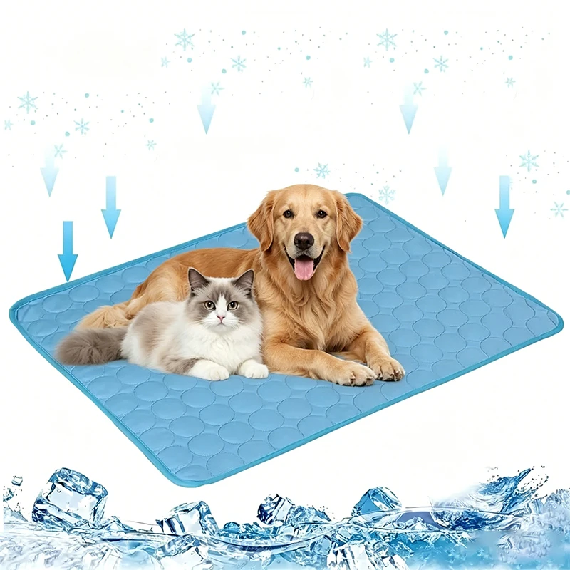 Pet Cool Pad Summer Sleeping Mat Breathable Ice Silk Washable Pet Bed Durable Dog Cat Cushion 1005012460467420