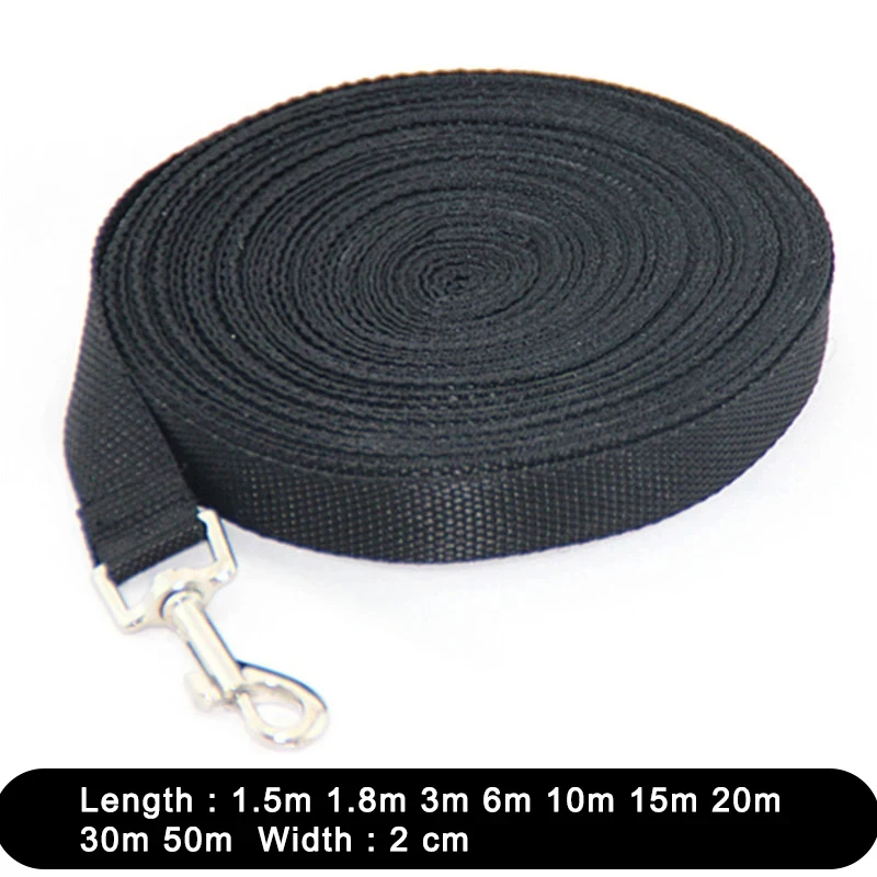 Solid Dog Leash for Large Dogs Pet Puppy Walking Training Lead Rope Big Nylon Long Leashes (3M) 1005012461293747