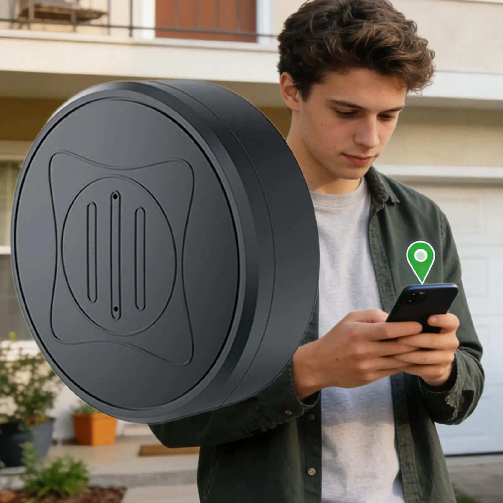 Magnetic GPS Tracker Firm Structure Anti Theft Real Time Positioning Discreet Layout for Automobile 1005012461755168