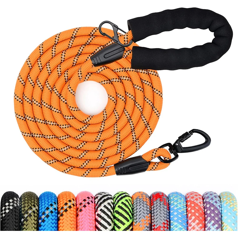 Dog Training Lead, Long Dog Lead 1.5M/2M/3M, Long Rope with Padded Handle for Small 1005012464217654