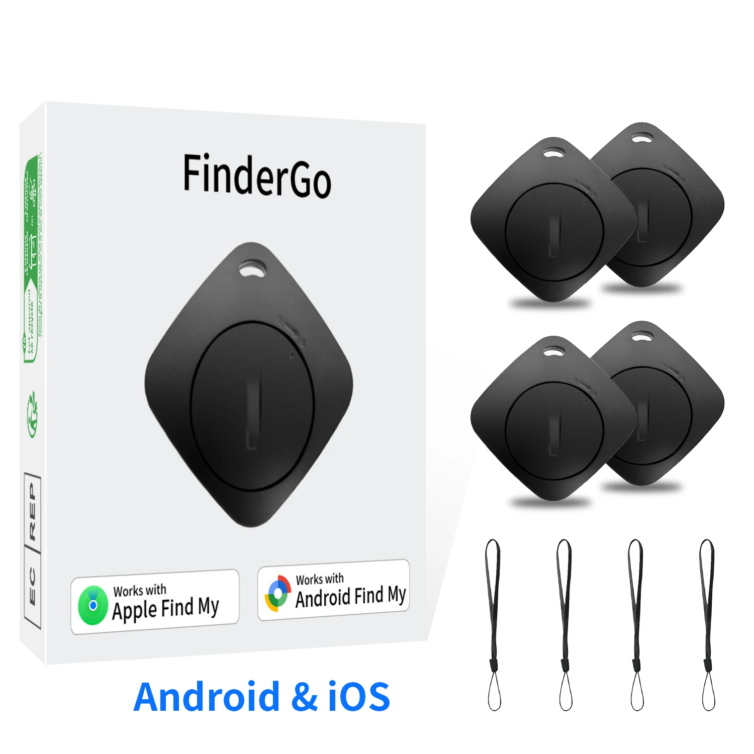 Air Tracker Tags GPS for Android & Ios Positioning Device Vehicle Locator Pet via Google's 1005012465187623