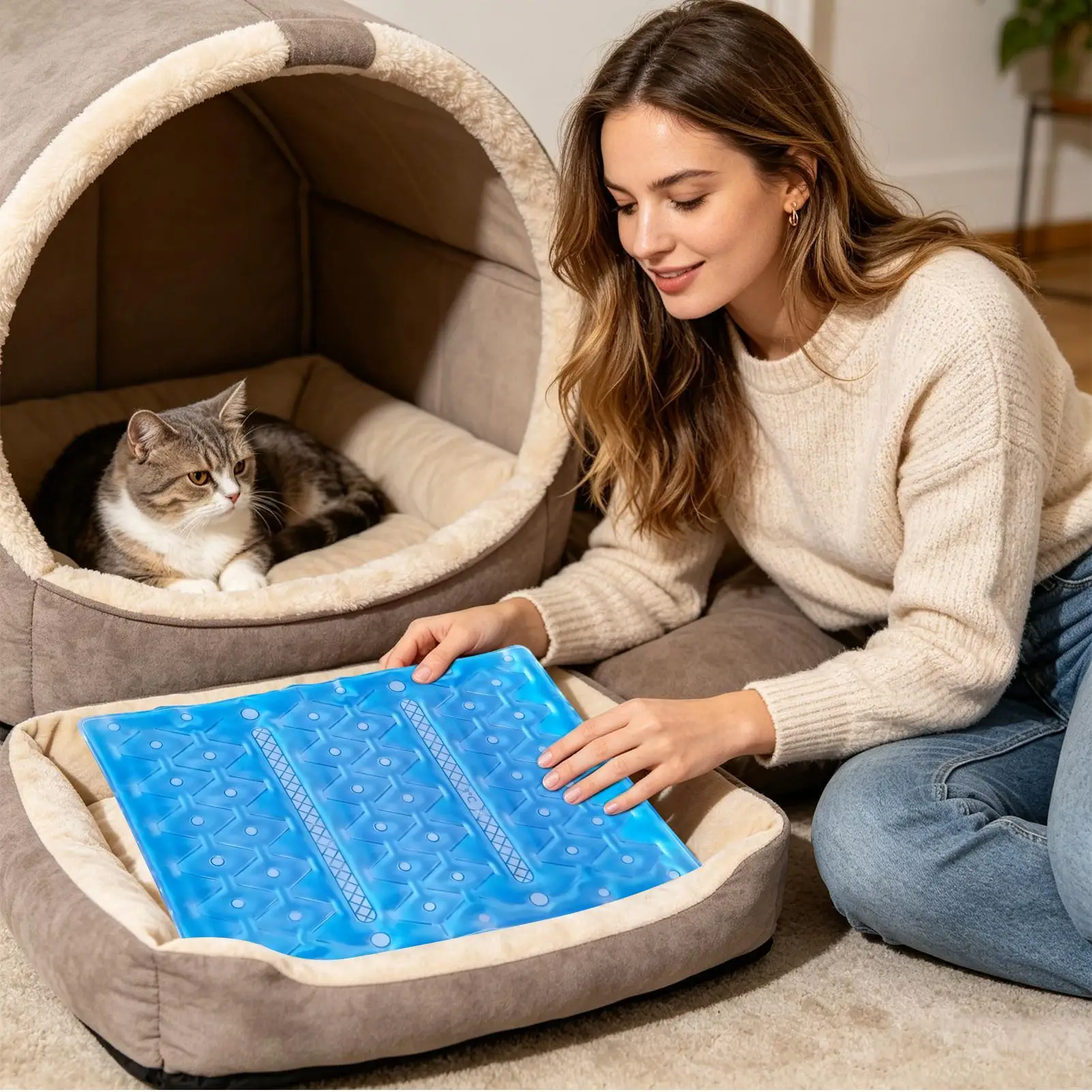 Dog Cooling Mat Summer Seat Cushion Office Chair Cool for Women Men Adults Pets Athletes Home 1005012466086751