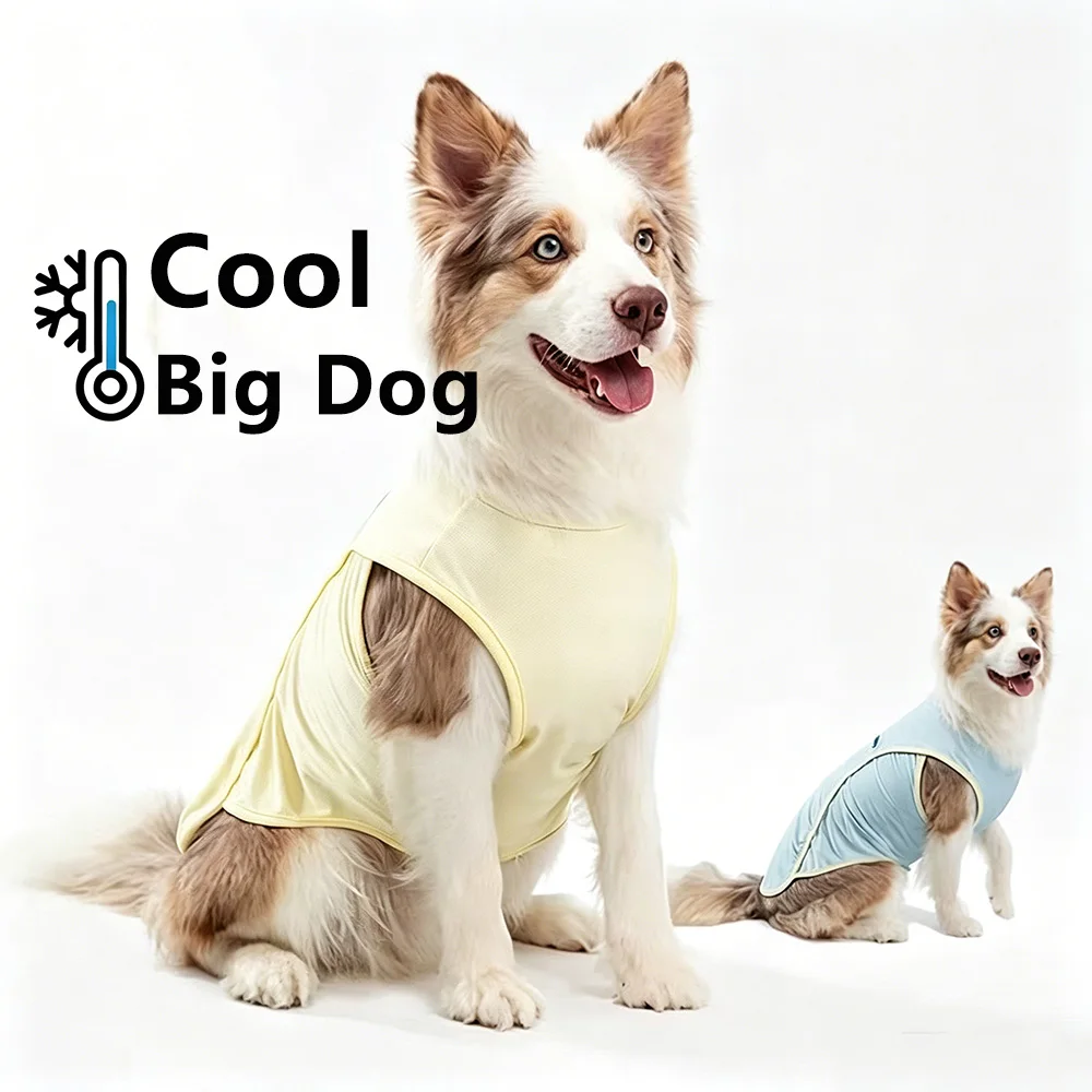 Big Dog Cooling Vest Pet Clothes Ice Silk Cool Sun Protection Large Size Mesh for Summer Outdoor 1005012467312872