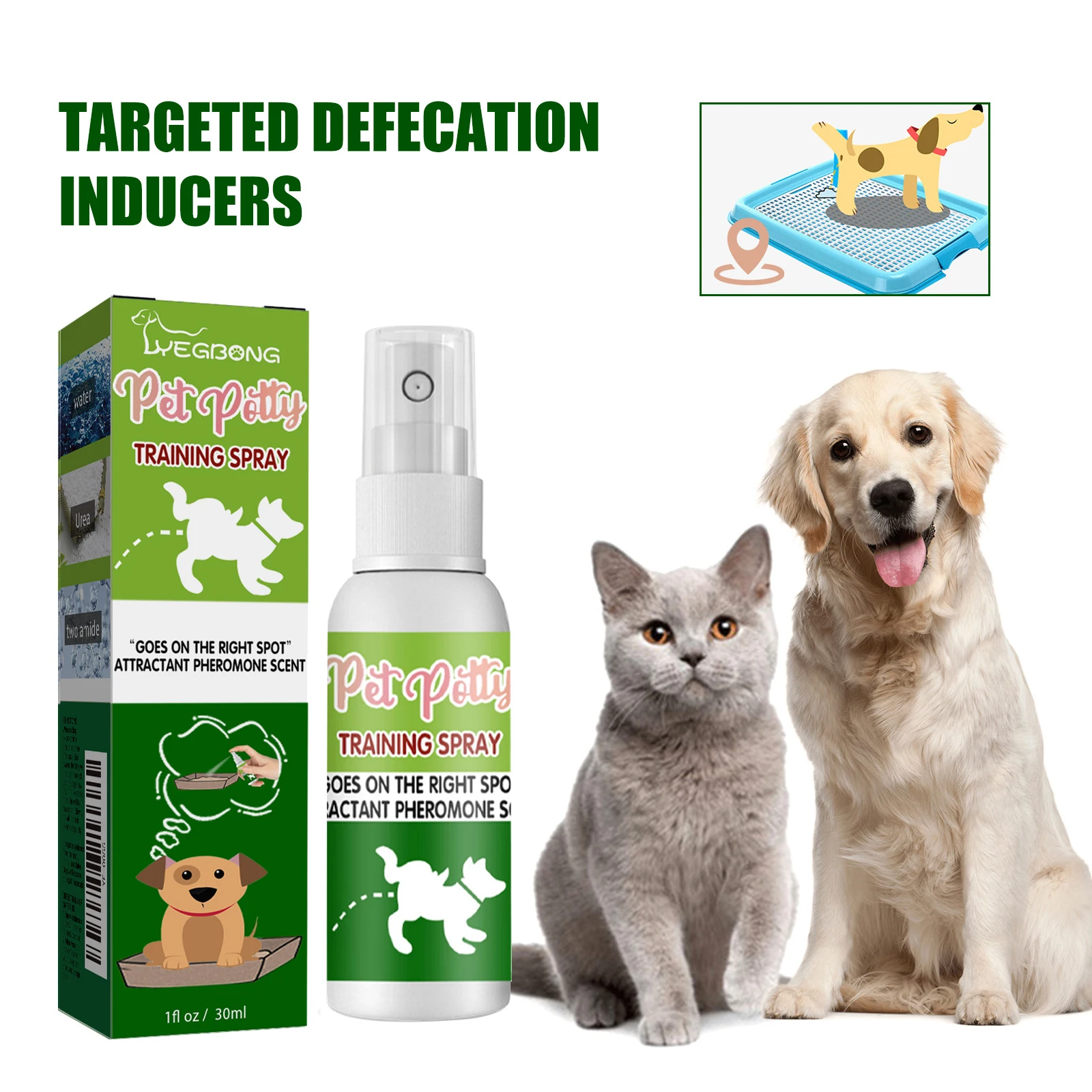Pet Toilet Training Spray Indoor Position Defecation Urine Feces Trainer Litter Box Guide Effective 1005012469357913