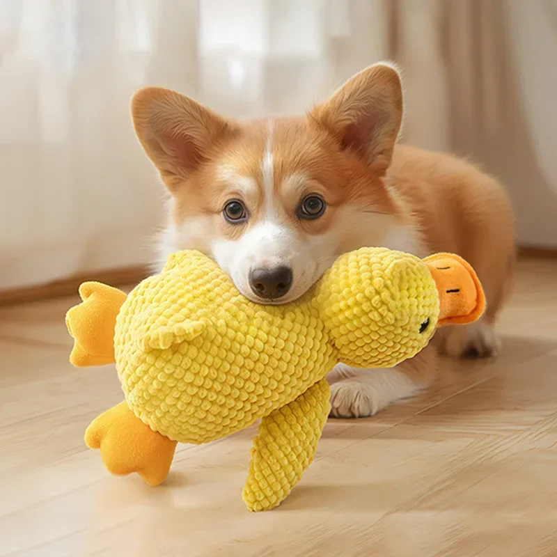 Interactive Plush Toy for Cats and Dogs, Aggressive Chewing, Squeak Doll 1005012471572378